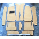 BEIGE FLOOR CARPET SET - FIAT 124 SPIDER