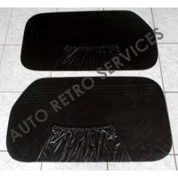 PAIR OF BLACK DOOR PANELS - FIAT 600 / 600 D