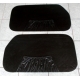 PAIR OF BLACK DOOR PANELS - FIAT 600 / 600 D