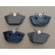 REAR BRAKE PAD SET WITHOUT WEAR DETECTION ALFA ROMEO ALFA 33 FIAT BARCHETTA - COUPE - UNO TURBO ie