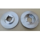 PAIR OF FRONT BRAKE DISK VENTILED - PEUGEOT 504 - 505 - 604 - TALBOT TAGORA