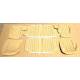 JEU DE HOUSSE DE SIEGES BEIGE FIAT 24 SPIDER 16/1800