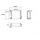 RADIATEUR DE CHAUFFAGE - RENAULT 4L -R4